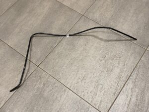 Brandstofleiding achter