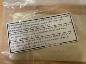 Sticker motoroliepeil