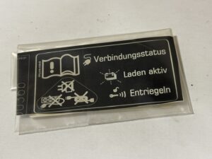Sticker laadstopcontact